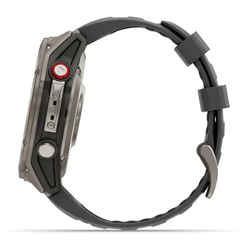 Garmin fēnix 8 Pro 3.56 cm (1.4") AMOLED 51 mm Digital 454 x 454 pixels Touchscreen Graphite, Titanium Wi-Fi GPS