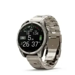 Garmin Fenix 8 3.56 cm (1.4") AMOLED 47 mm Digital 454 x 454 pixels Touchscreen Titanium Wi-Fi GPS (satellite)