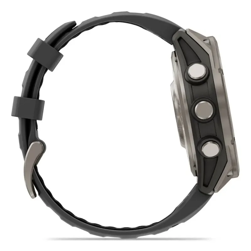 Garmin fēnix 8 Pro 3.56 cm (1.4") AMOLED 47 mm Digital 454 x 454 pixels Touchscreen Graphite, Titanium Wi-Fi GPS