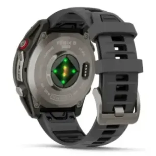 Garmin fēnix 8 Pro 3.56 cm (1.4") AMOLED 47 mm Digital 454 x 454 pixels Touchscreen Graphite, Titanium Wi-Fi GPS