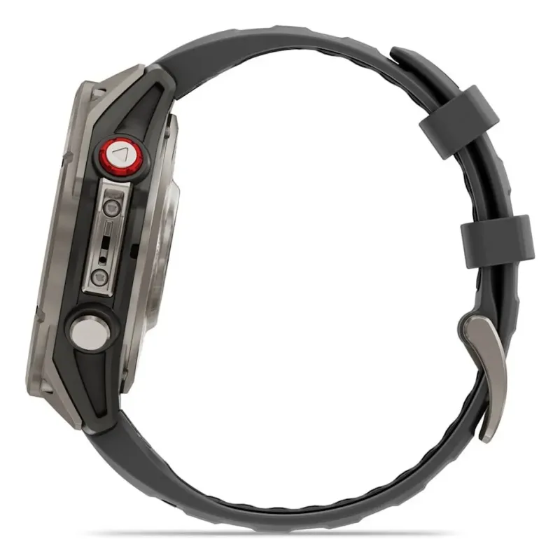 Garmin fēnix 8 Pro 3.56 cm (1.4") AMOLED 47 mm Digital 454 x 454 pixels Touchscreen Graphite, Titanium Wi-Fi GPS