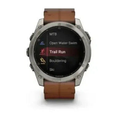 Garmin Fenix 8 3.56 cm (1.4") AMOLED 51 mm Digital 454 x 454 pixels Touchscreen Titanium Wi-Fi GPS (satellite)