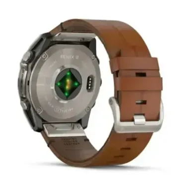 Garmin Fenix 8 3.56 cm (1.4") AMOLED 51 mm Digital 454 x 454 pixels Touchscreen Titanium Wi-Fi GPS (satellite)