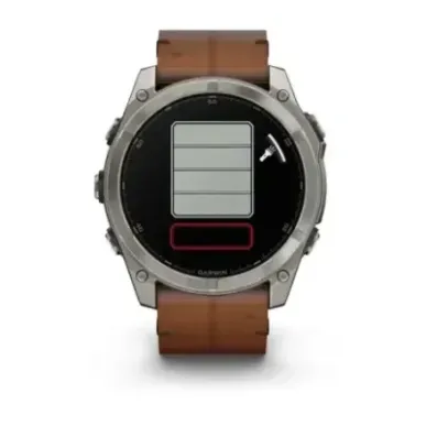 Garmin Fenix 8 3.56 cm (1.4") AMOLED 51 mm Digital 454 x 454 pixels Touchscreen Titanium Wi-Fi GPS (satellite)