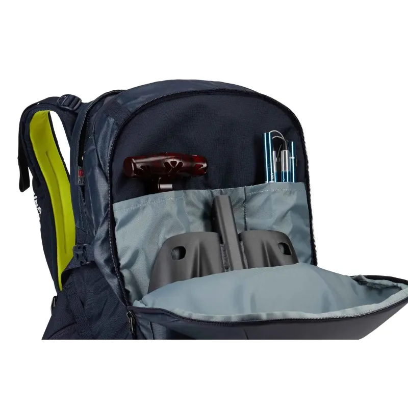 Thule 3610 Upslope 35L Removable Airbag 3.0 Ready Ski And Snowboard Backpack Lime Punch