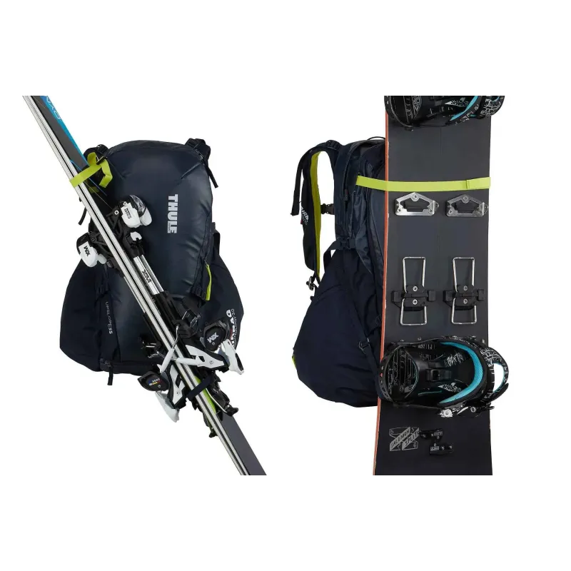 Thule 3610 Upslope 35L Removable Airbag 3.0 Ready Ski And Snowboard Backpack Lime Punch