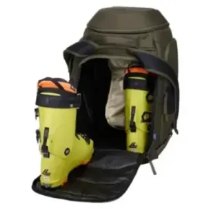 Thule 5157 Roundtrip Rolling Ski and Snowboard Boot Backpack 60L Deep Khaki