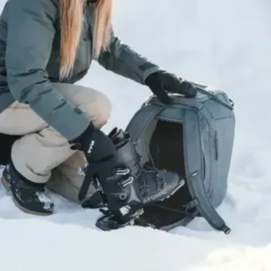 Thule 5152 Roundtrip Ski Boot Backpack 45L Black