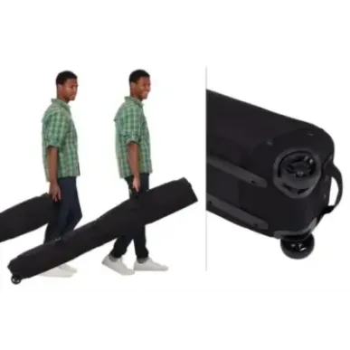 Thule 5176 Roundtrip Rolling Snowboard Bag 165cm Black