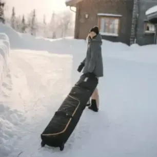 Thule 5162 Roundtrip Rolling Ski Bag 192cm Black