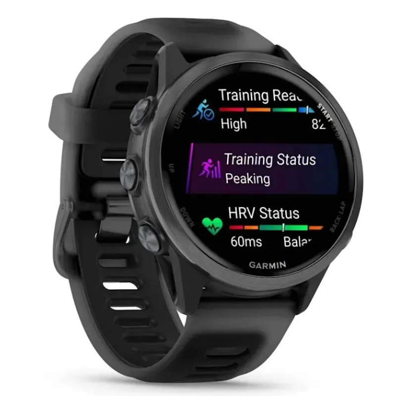 Garmin Forerunner 570 3.05 cm (1.2") AMOLED 42 mm Digital 390 x 390 pixels Touchscreen Black Wi-Fi GPS (satellite)