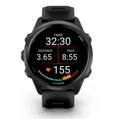Garmin Forerunner 570 3.05 cm (1.2") AMOLED 42 mm Digital 390 x 390 pixels Touchscreen Black Wi-Fi GPS (satellite)