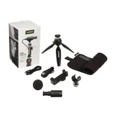 Shure Microphone and Video kit MV88+DIG-VIDKIT Black