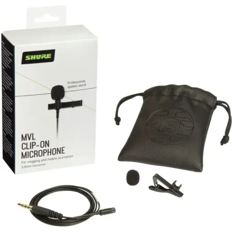 Shure MVL Lavalier Microphone for Smartphone or Tablet Shure