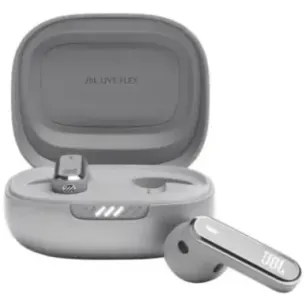 JBL Live Flex TWS Bluetooth Wireless In-Ear Earbuds Silver EU