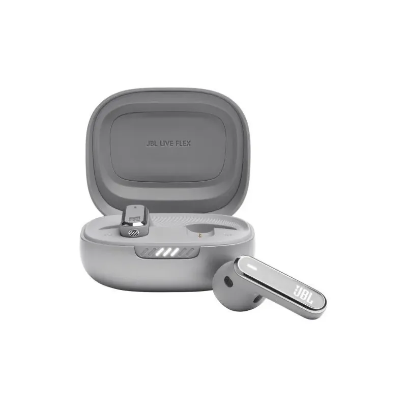 JBL Live Flex TWS Bluetooth Wireless In-Ear Earbuds Silver EU