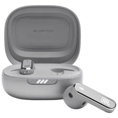 JBL Live Flex TWS Bluetooth Wireless In-Ear Earbuds Silver EU