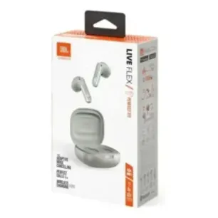 JBL Live Flex TWS Bluetooth Wireless In-Ear Earbuds Silver EU