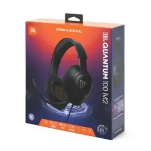 JBL Quantum 100M2 Headphone Wired Gaming Headset with Microphone, Black EU