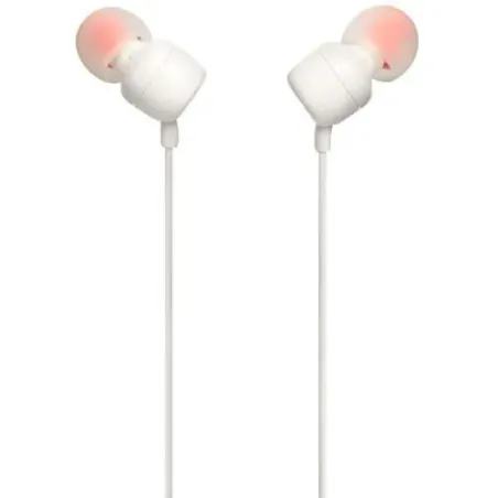 JBL Tune 110 In-Ear Headphones White EU