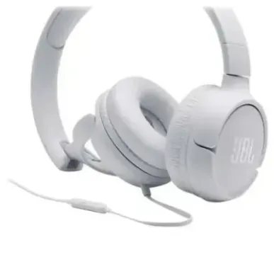 JBL Tune 500 On-Ear Headphones White EU