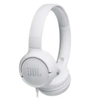 JBL Tune 500 On-Ear Headphones White EU