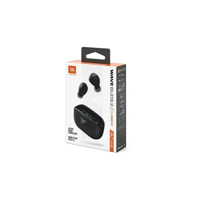 JBL Wave Buds 2 TWS Bluetooth Wireless In-Ear Earbuds Black EU