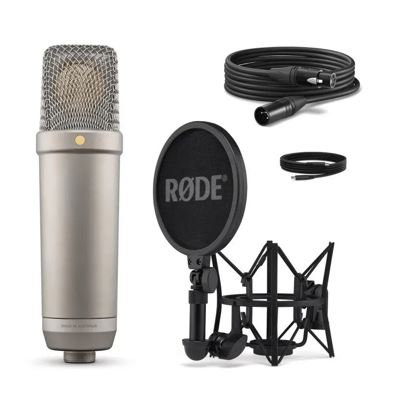 RØDE Microphone NT1-A NT1A XLR USB-C XLR USBC silver (NT1GEN5)