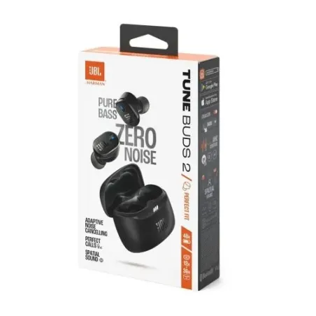 JBL Tune Buds 2 TWS Bluetooth Wireless In-Ear Earbuds Black EU