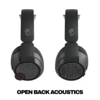 Skullcandy Crusher PLYR 720 Bluetooth Wireless Over-ear Headphones with Mic, BT 5.3, for PS5, Nintendo Switch, Black EU (S6PC