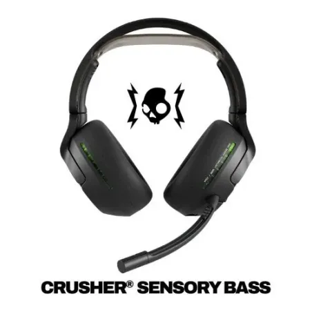 Skullcandy Crusher PLYR 720 Bluetooth Wireless Over-ear Headphones with Mic, BT 5.3, for XBOX, Black EU (S6PXW-T964)