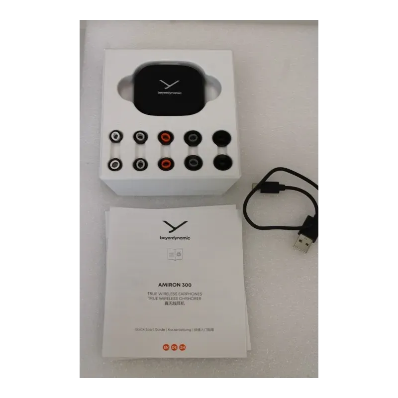 SALE OUT. Beyerdynamic AMIRON 300 TWS black TWS Earphones with charging case, eartips and USB cable Beyerdynamic True