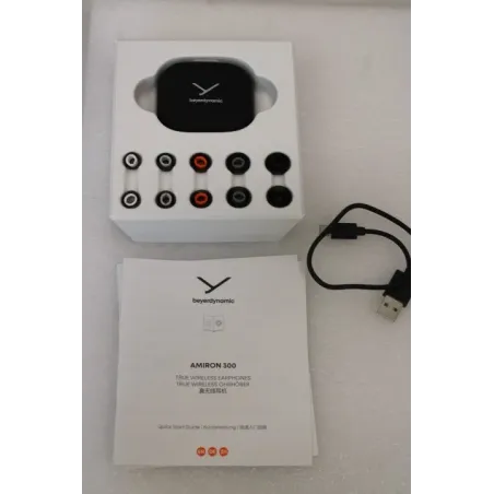 SALE OUT. Beyerdynamic AMIRON 300 TWS black TWS Earphones with charging case, eartips and USB cable Beyerdynamic True