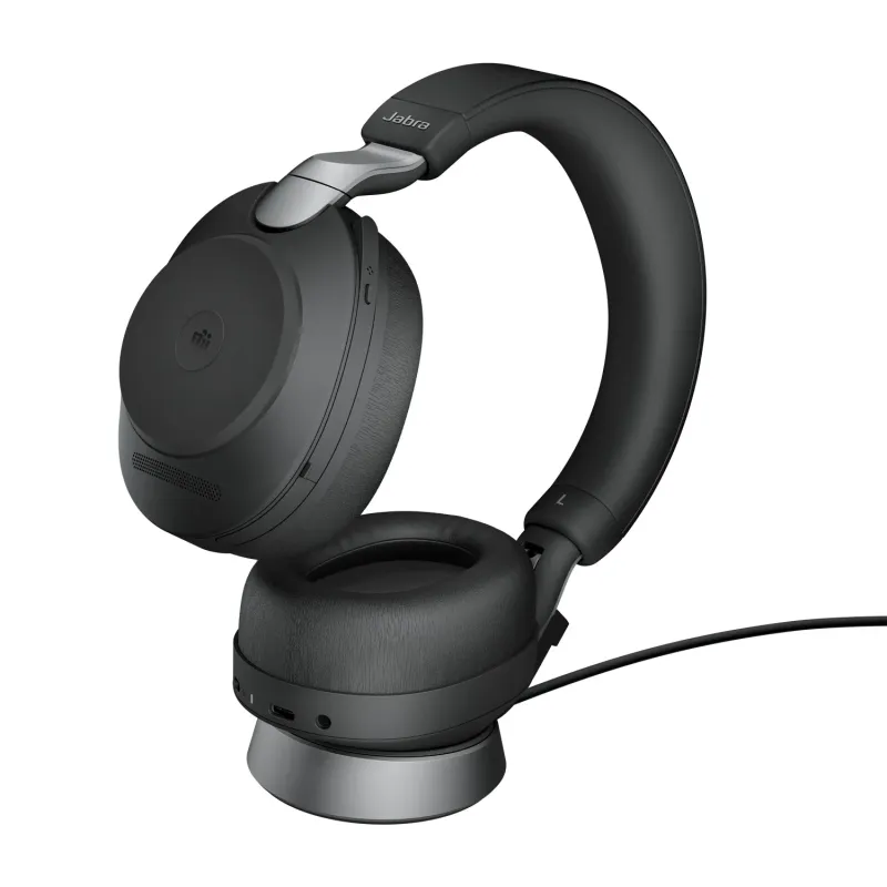 Jabra Evolve2 85 MS + Ladestation + Link 380a Black