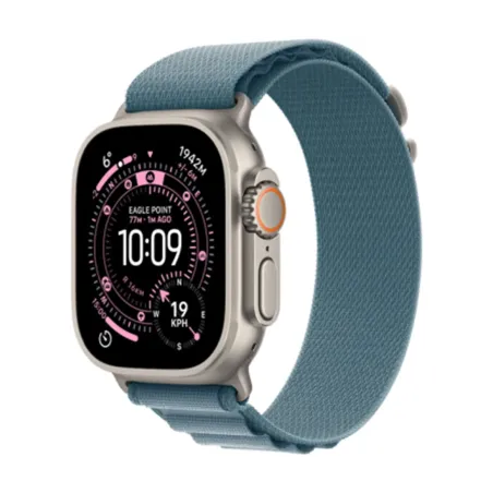 Apple Watch Ultra 3 (2025) natural titanium 49mm 5G light blue alpine Loop Size M