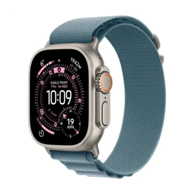 Apple Watch Ultra 3 (2025) natural titanium 49mm 5G light blue alpine Loop Size M