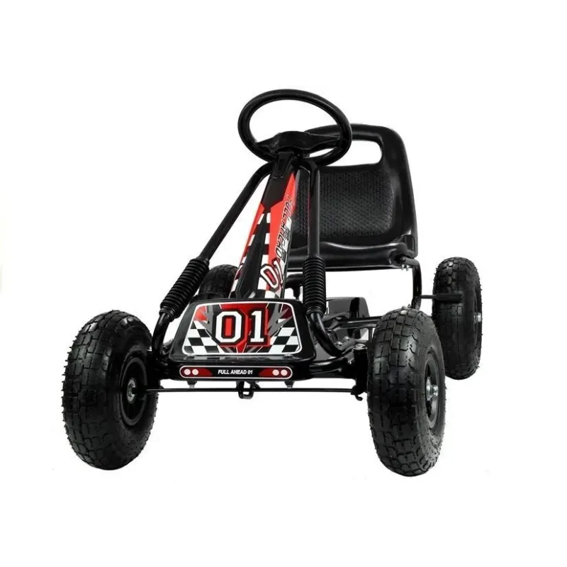 A-15 Go-Cart Black Pumped Wheels
