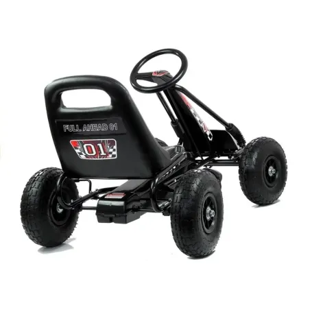 A-15 Go-Cart Black Pumped Wheels
