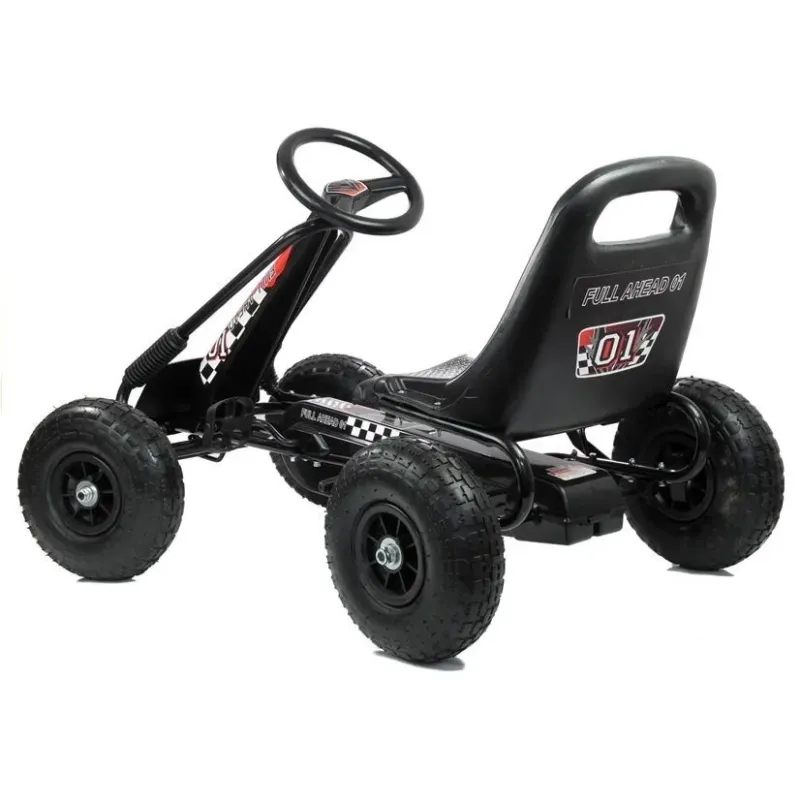 A-15 Go-Cart Black Pumped Wheels