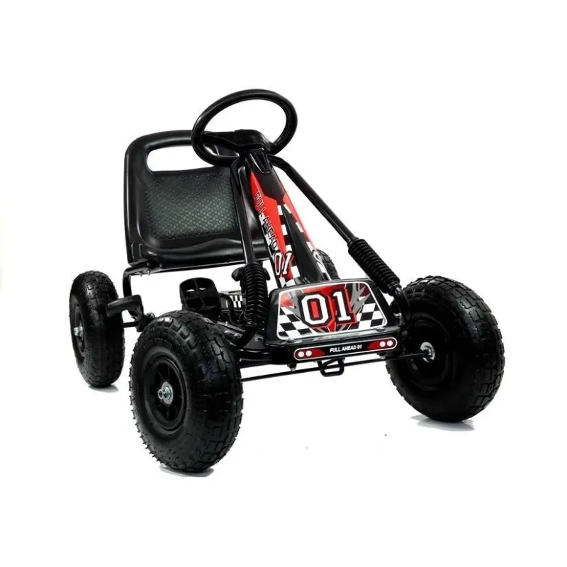 A-15 Go-Cart Black Pumped Wheels