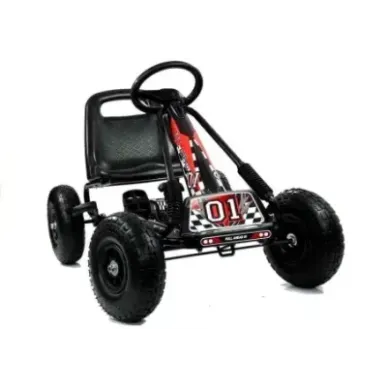 A-15 Go-Cart Black Pumped Wheels