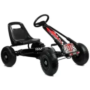 A-15 Go-Cart Black Pumped Wheels
