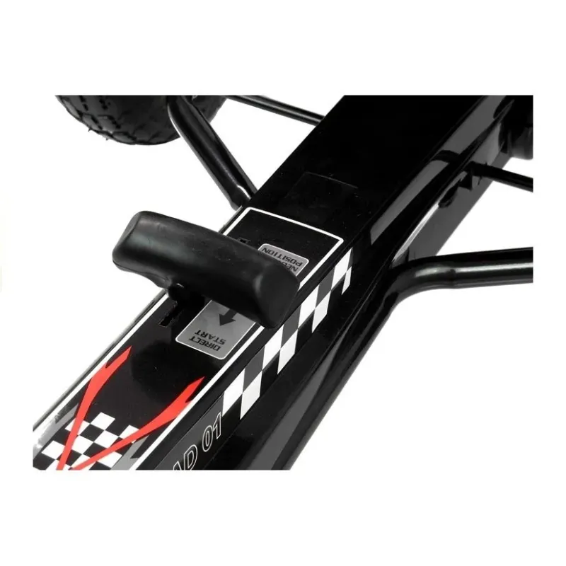 A-15 Go-Cart Black Pumped Wheels