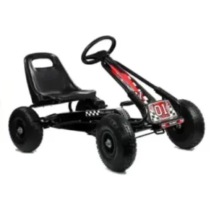 A-15 Go-Cart Black Pumped Wheels