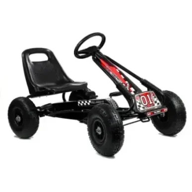 A-15 Go-Cart Black Pumped Wheels
