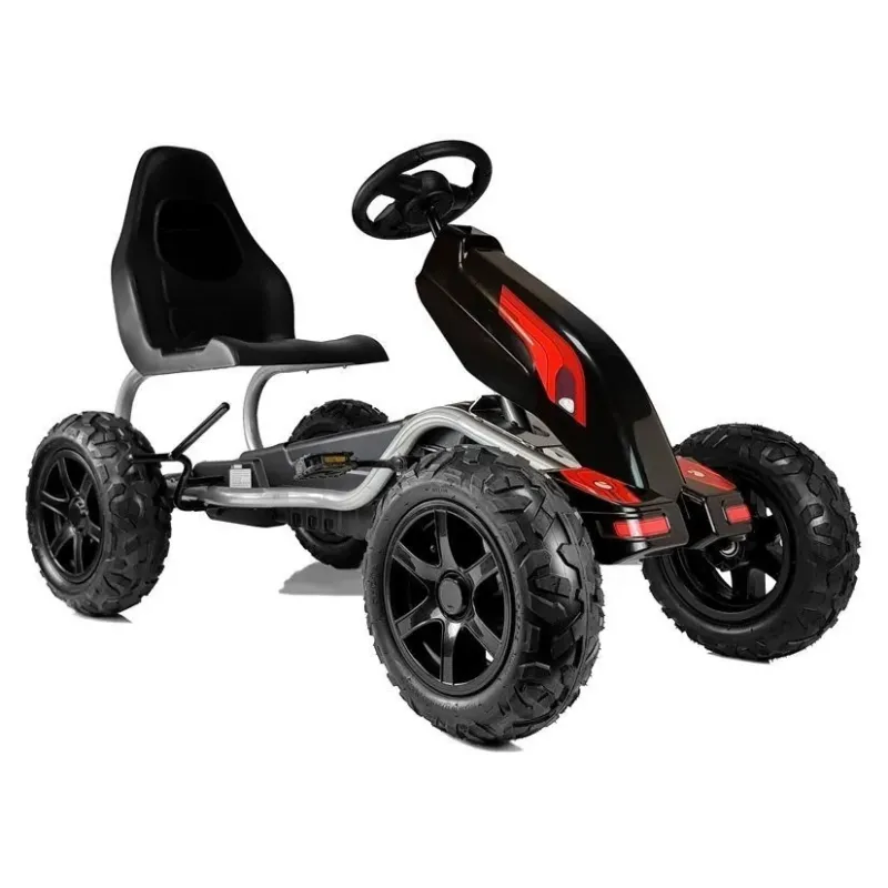 Gokart B012 Inflatable Tires Black Gokart B012 Inflatable Tires Black