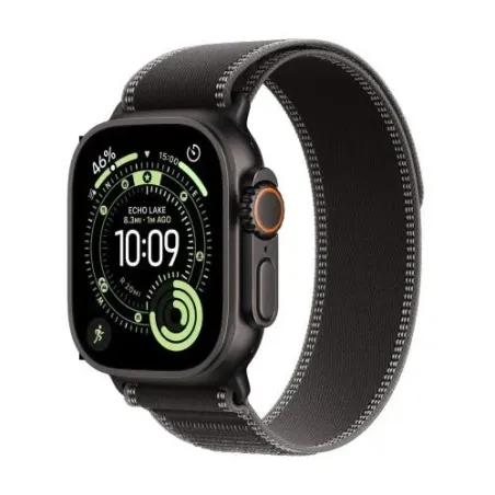 Apple Watch Ultra 3 (2025) GPS + Cellular 5G 49mm Black Titanium Case with Charcoal Trail Loop M/L EU MF1H4