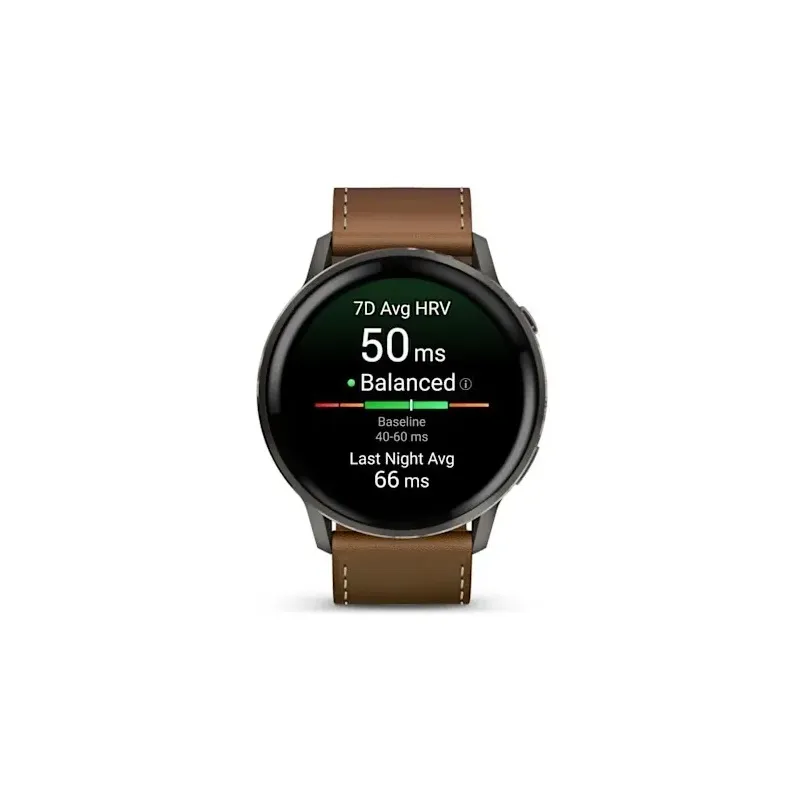 Garmin Venu 4 3.56 cm (1.4") AMOLED 45 mm Digital 454 x 454 pixels Touchscreen Black Wi-Fi GPS (satellite)