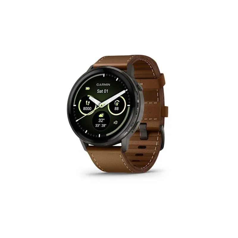 Garmin Venu 4 3.56 cm (1.4") AMOLED 45 mm Digital 454 x 454 pixels Touchscreen Black Wi-Fi GPS (satellite)