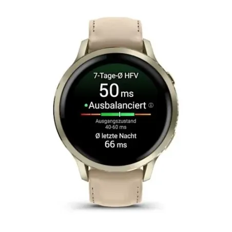 Garmin Venu 4 3.05 cm (1.2") AMOLED 41 mm Digital 390 x 390 pixels Touchscreen Gold Wi-Fi GPS (satellite)